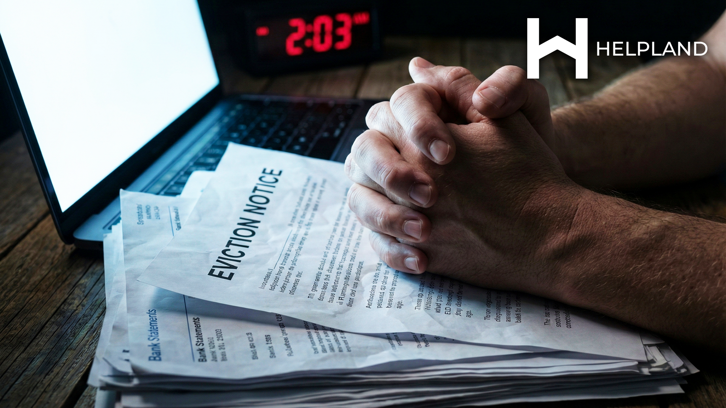 Eviction Notice On A Desk